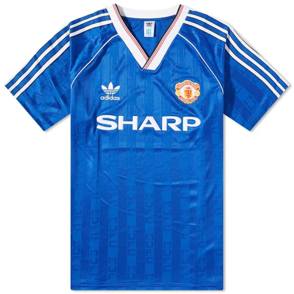 adidas Manchester United 90 HOME シャツ 1988/90 Manchester United Vintage adidas Home Football Shirt
